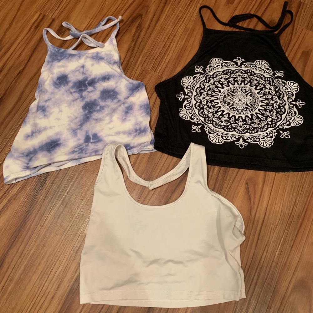 Halter crop top bundle